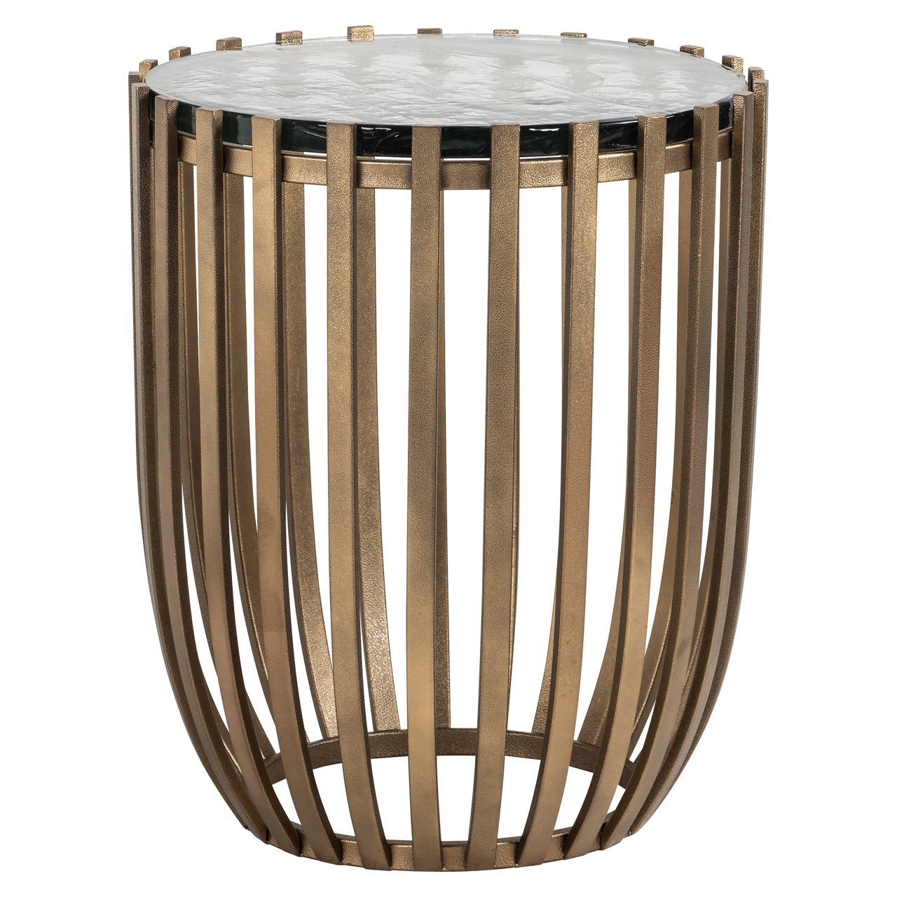 Richmond Interiors Beistelltisch Volante gold 47,5Ø Beistelltisch Richmond Interiors