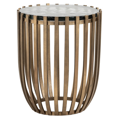 Richmond Interiors Beistelltisch Volante gold 47,5Ø Beistelltisch Richmond Interiors