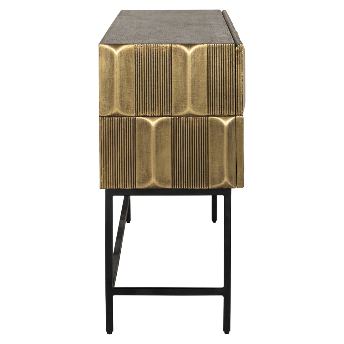 Richmond Interiors Sideboard Jaxx black/gold Richmond Interiors