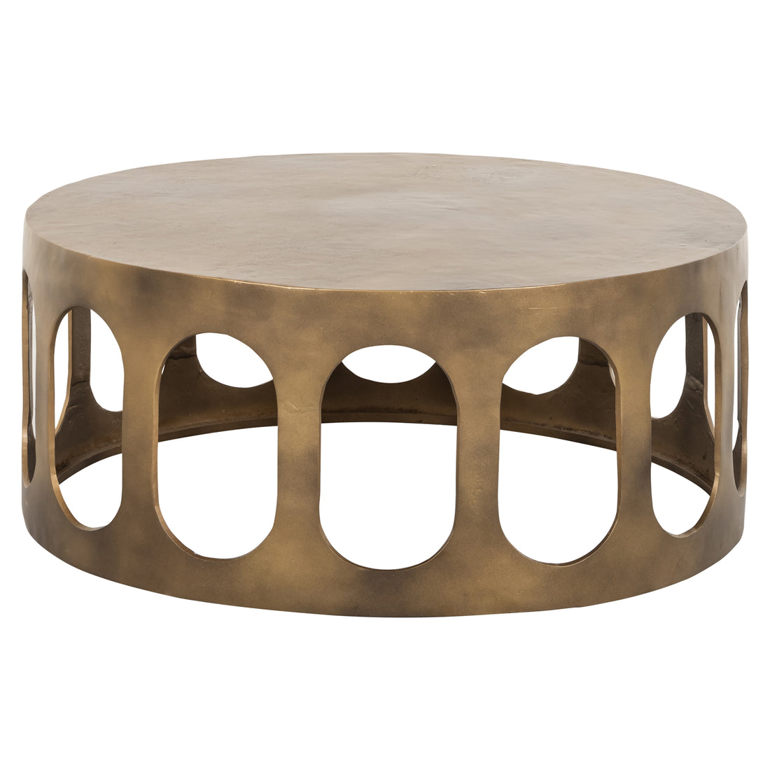 Richmond Interiors Couchtisch Du Pont brushed gold Couchtisch Richmond Interiors