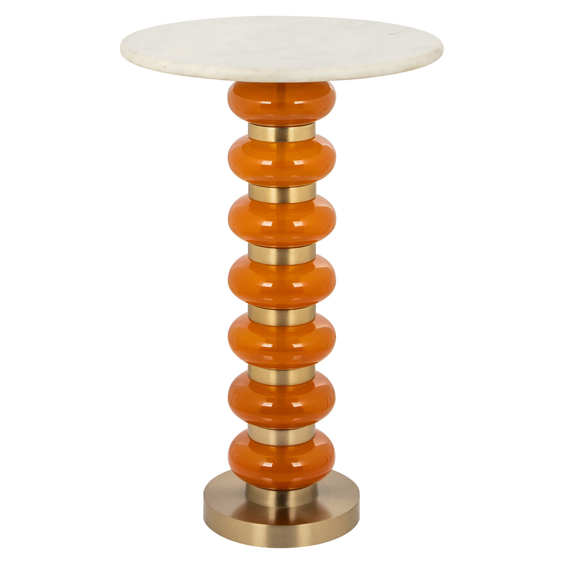 Richmond Interiors Beistelltisch Barbara orange Beistelltisch Richmond Interiors