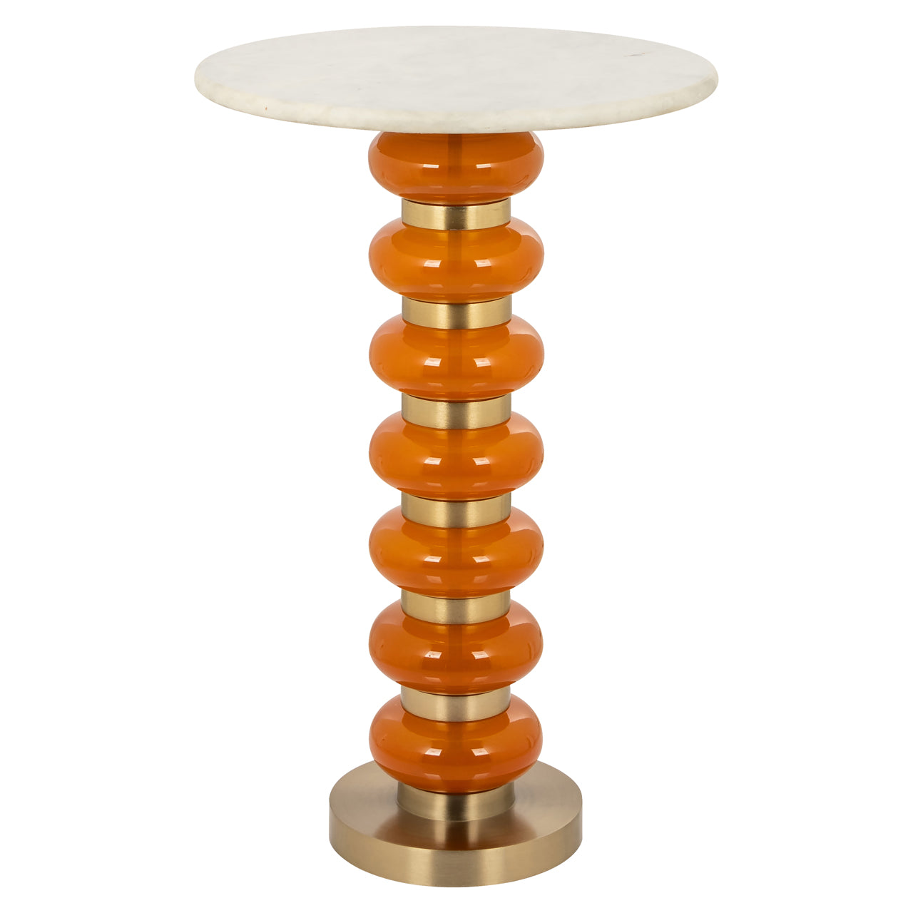 Richmond Interiors Beistelltisch Barbara orange Beistelltisch Richmond Interiors