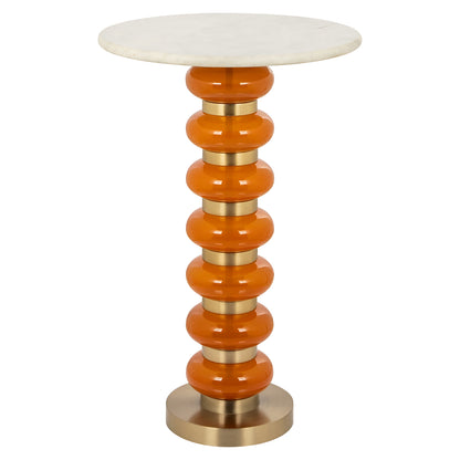 Richmond Interiors Beistelltisch Barbara orange Beistelltisch Richmond Interiors