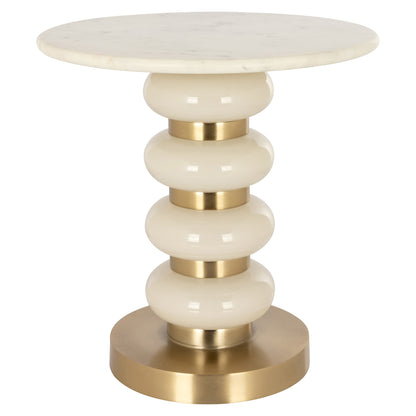Richmond Interiors Beistelltisch Boann white Beistelltisch Richmond Interiors