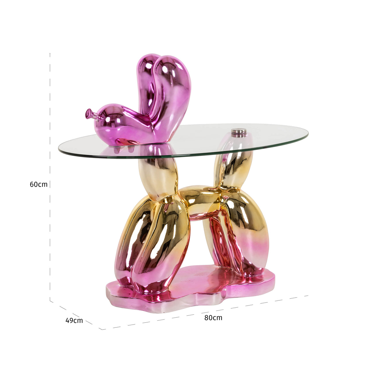Richmond Interiors Beistelltisch Usha pink Beistelltisch Richmond Interiors