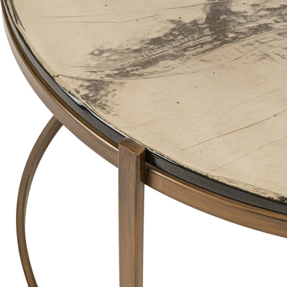 Richmond Interiors Table basse Cleo or (Ensemble de 2)