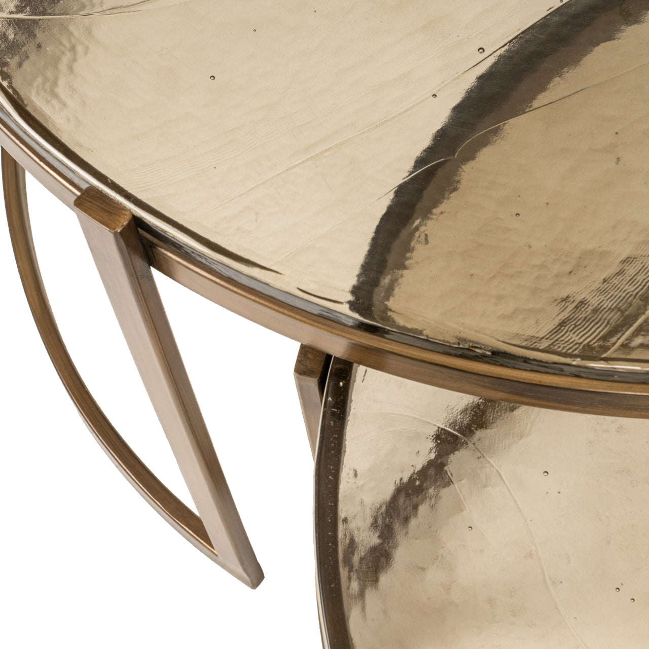 Richmond Interiors Table basse Cleo or (Ensemble de 2)