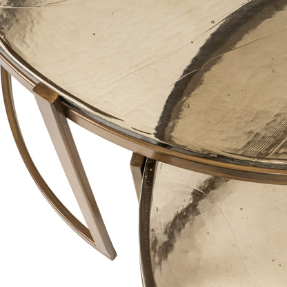 Richmond Interiors Table basse Cleo or (Ensemble de 2)