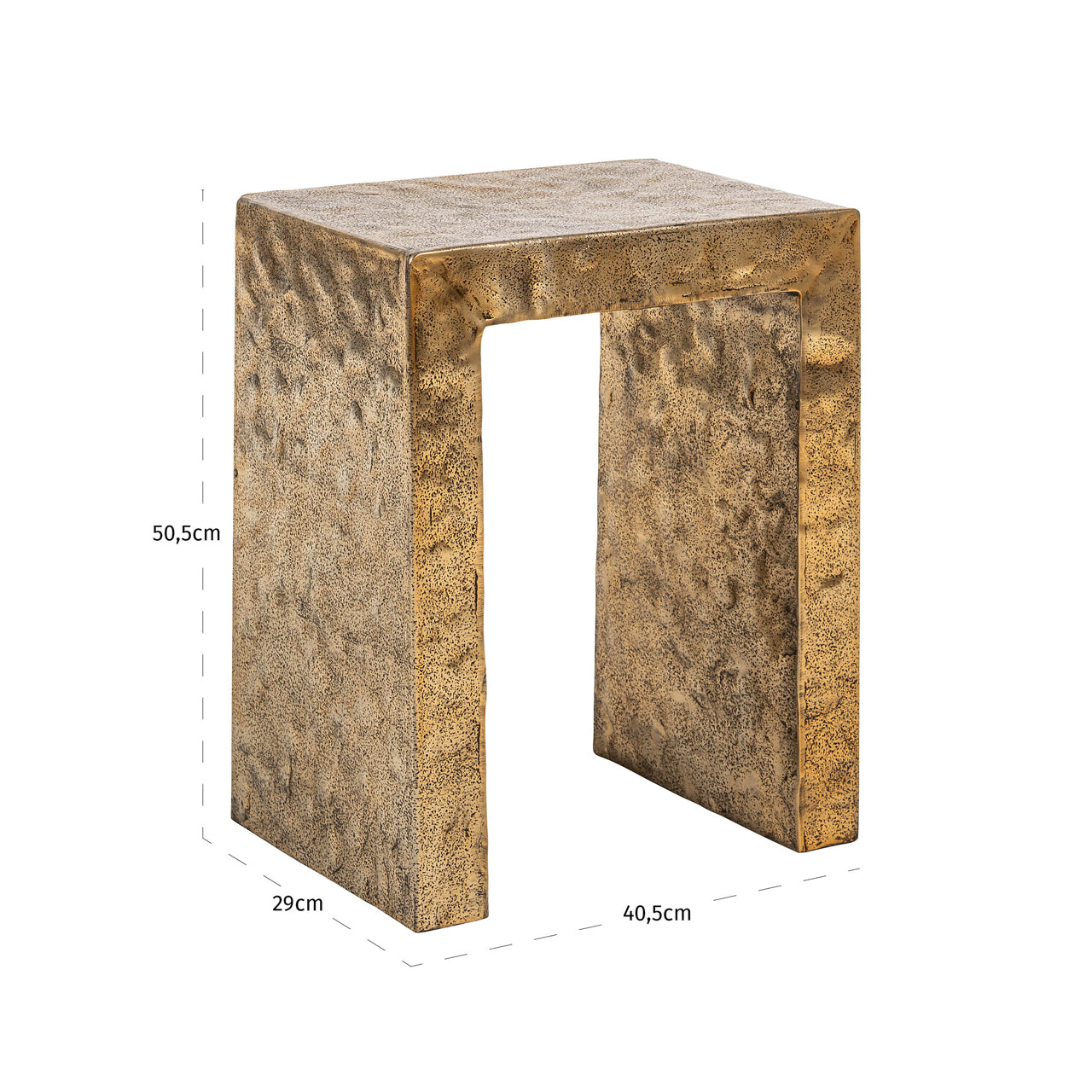 Richmond Interiors Beistelltisch Novan gold Beistelltisch Richmond Interiors