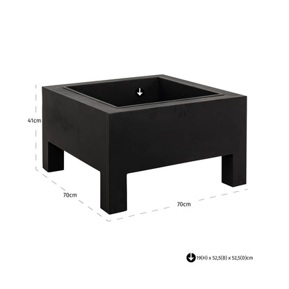 Richmond Interiors Feuerschale Nerium – Black (Outdoor) Outdoor Zubehör Richmond Interiors