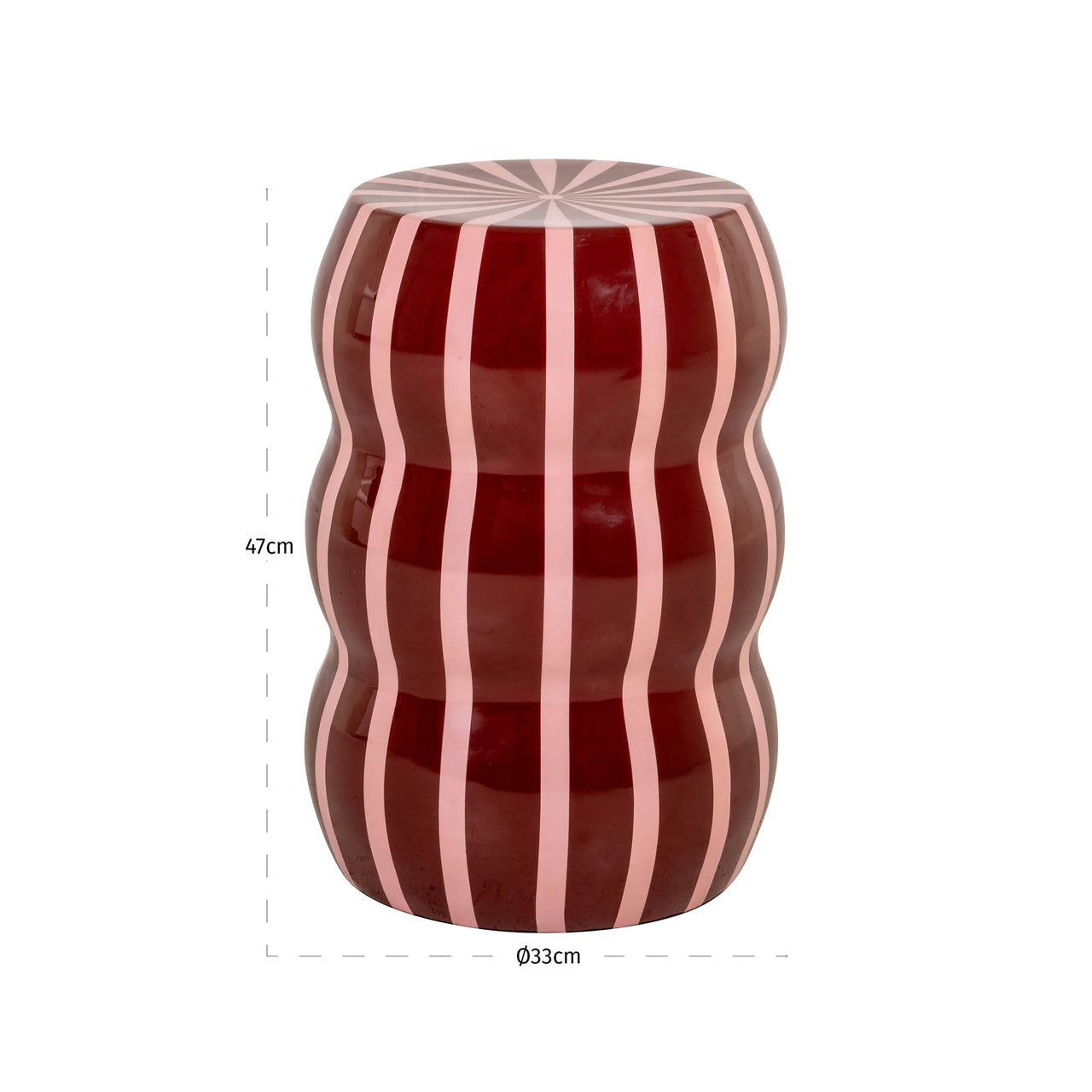 Richmond Interiors Beistelltisch Yalou red Beistelltisch Richmond Interiors