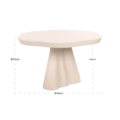 Richmond Interiors Outdoor Esstisch Urban Bloom sandstone 140x140 Richmond Interiors