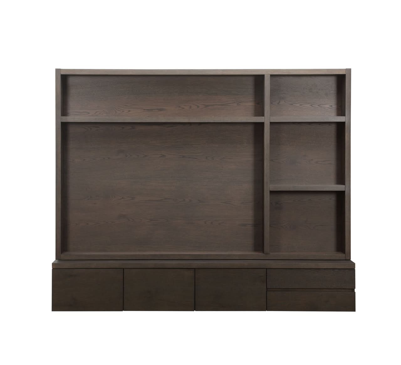 Richmond Interiors – TV-Wand Lachance brown 3-türig 2-schubladig TV-Wand Richmond Interiors