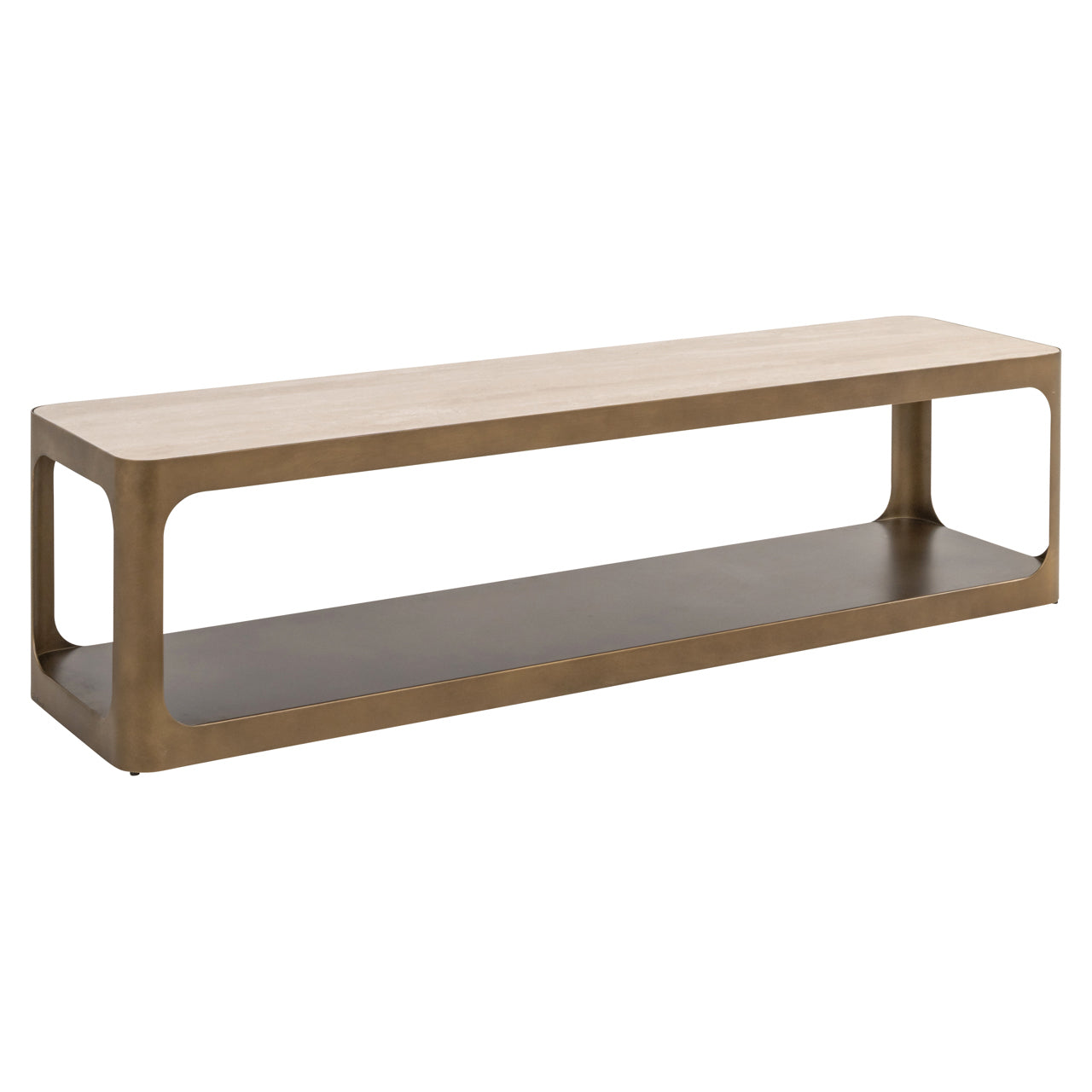 Richmond Interiors TV-Schrank Claridge beige 160x40 TV-Schrank Richmond Interiors