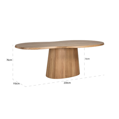 Richmond Interiors Esstisch Riva natural oak 230 Esstisch Richmond Interiors