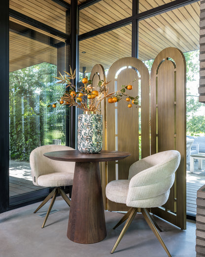 Richmond Interiors Bistro-Tisch Willow dark brown 80Ø Bistro-Tisch Richmond Interiors