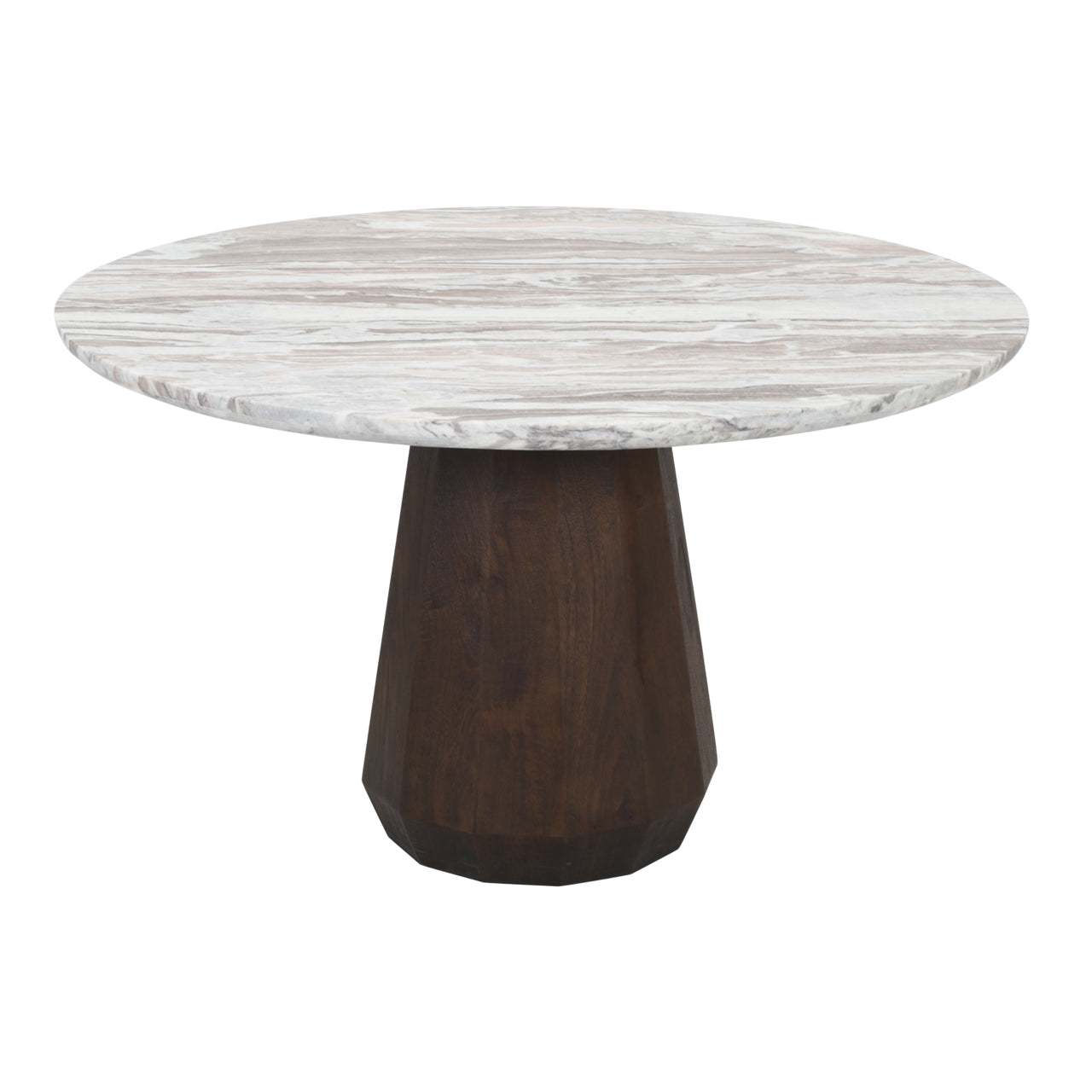 Richmond Interiors Esstisch Oberoy Blush beige 130Ø Esstisch Richmond Interiors