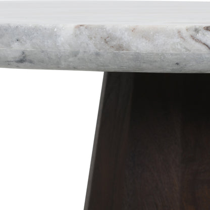 Richmond Interiors Esstisch Oberoy Blush beige 130Ø Esstisch Richmond Interiors