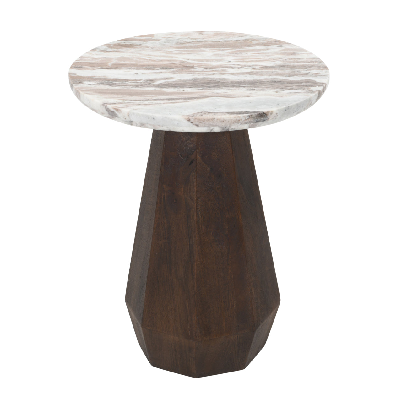 Richmond Interiors Beistelltisch Oberoy Blush beige 45Ø Beistelltisch Richmond Interiors