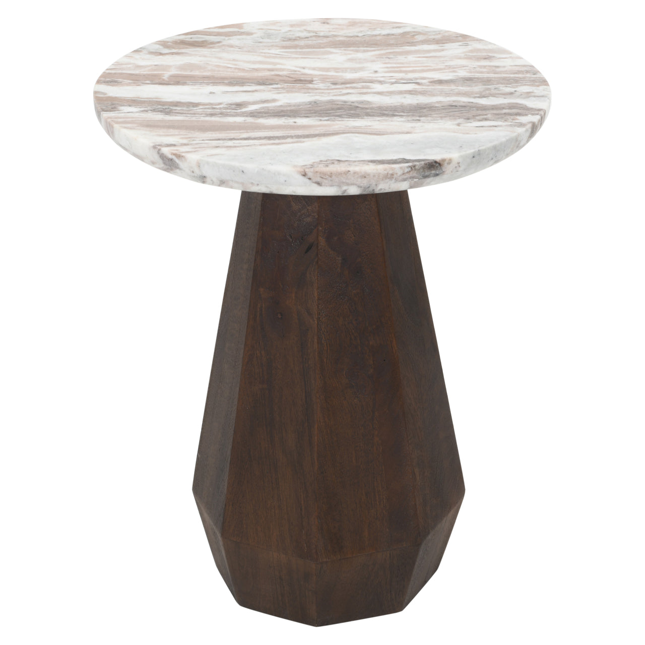 Richmond Interiors Beistelltisch Oberoy Blush beige 45Ø Beistelltisch Richmond Interiors