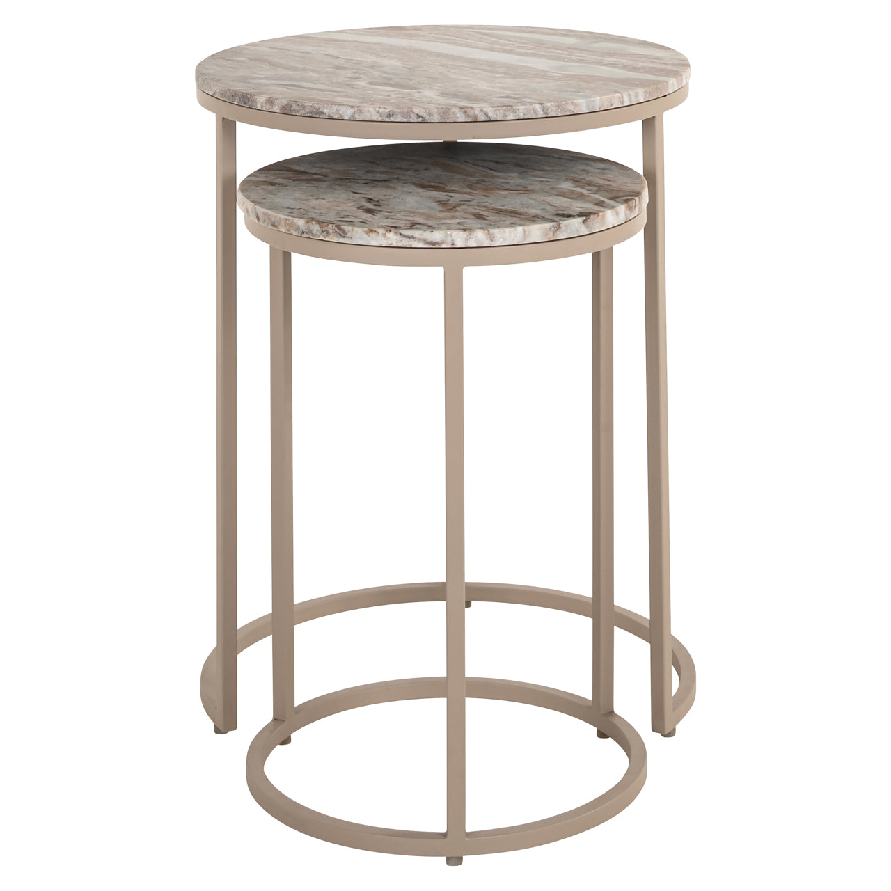 Richmond Interiors Beistelltisch Fairfax clay (Set of 2) Beistelltisch Richmond Interiors