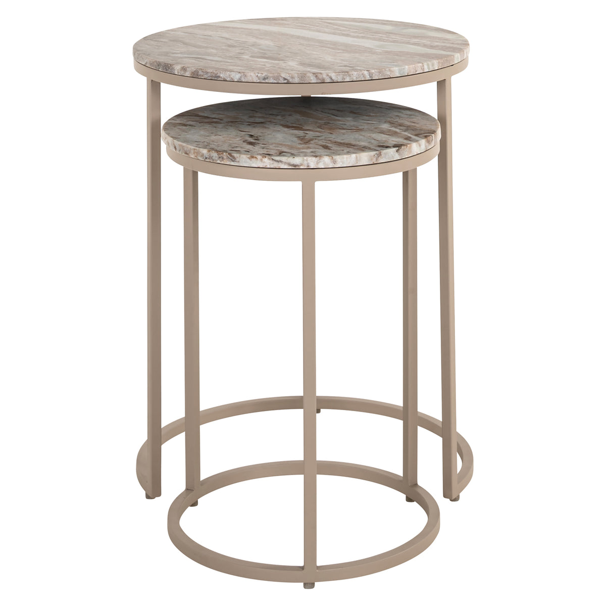 Richmond Interiors Beistelltisch Fairfax clay (Set of 2) Richmond Interiors