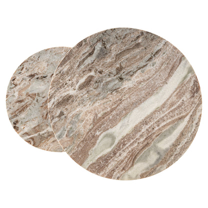 Richmond Interiors Beistelltisch Fairfax – 2er-Set (Stone) 2er-Set Beistelltische Richmond Interiors