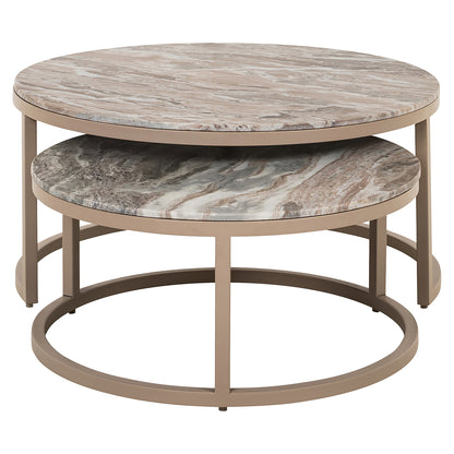 Richmond Interiors Couchtisch Fairfax – 2er-Set (Stone) 2er-Set Couchtisch Richmond Interiors