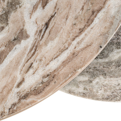 Richmond Interiors Couchtisch Fairfax clay (Set of 2) Couchtisch Richmond Interiors