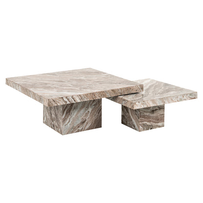 Richmond Interiors Couchtisch Rashford – 2er-Set (Stone) 2er-Set Couchtisch Richmond Interiors