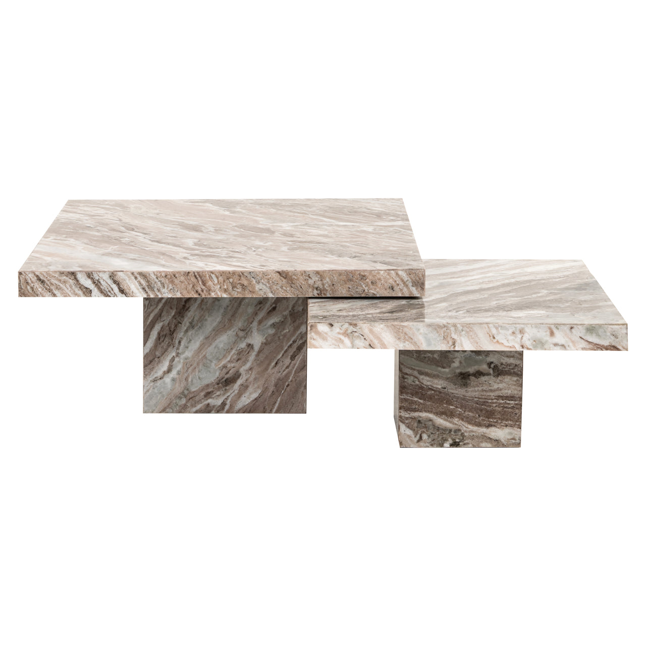 Richmond Interiors Couchtisch Rashford Blush beige (Set of 2) Couchtisch Richmond Interiors