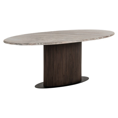 Richmond Interiors Esstisch Rashford Blush beige oval 200 Richmond Interiors