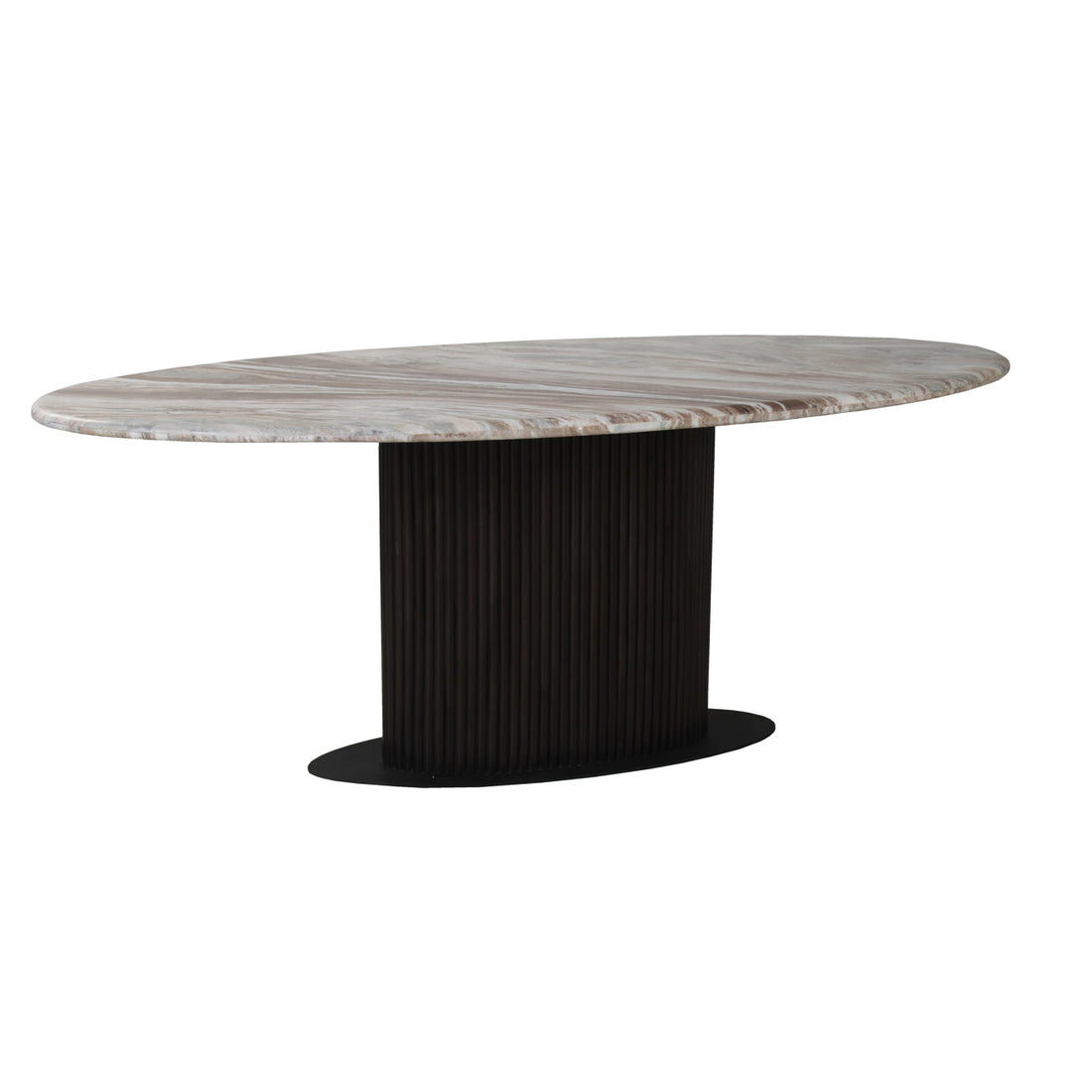 Richmond Interiors Esstisch Rashford Blush beige oval 200 Esstisch Richmond Interiors