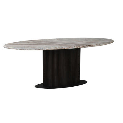 Richmond Interiors Esstisch Rashford Blush beige oval 200 Richmond Interiors