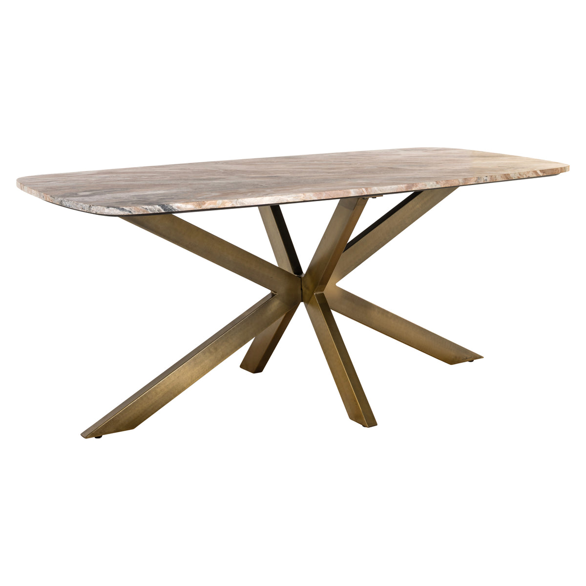 Richmond Interiors Esstisch Bottega Blush beige danish oval 220 Richmond Interiors