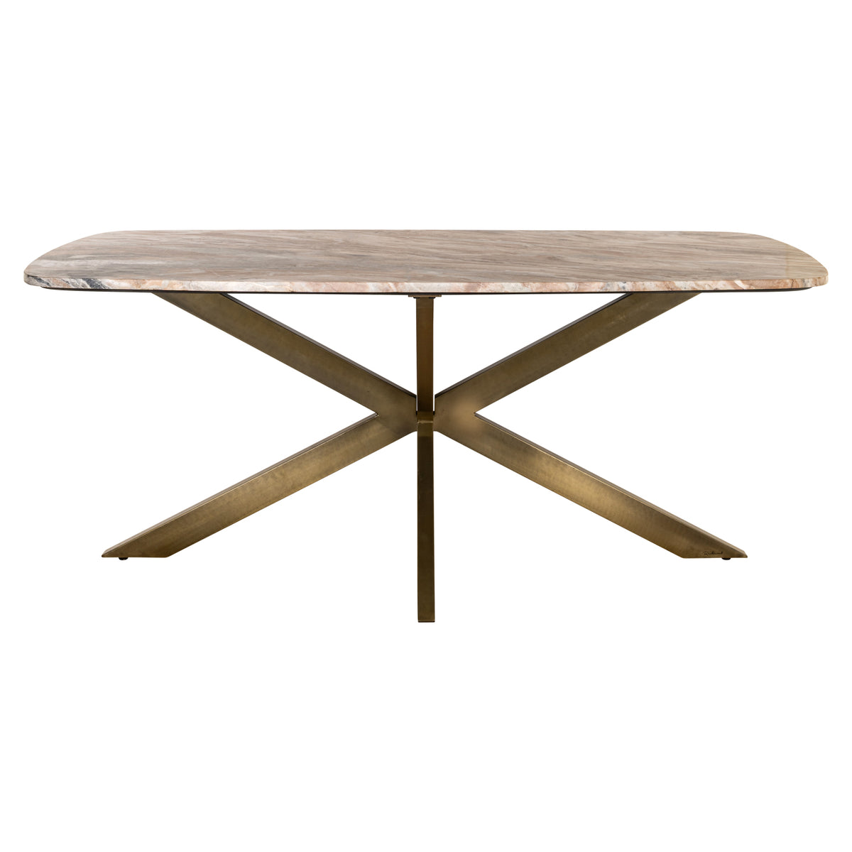 Richmond Interiors Esstisch Bottega Blush beige danish oval 220 Richmond Interiors