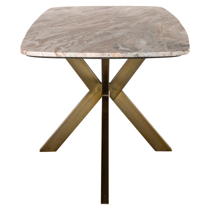 Richmond Interiors Esstisch Bottega Blush beige danish oval 220 Richmond Interiors