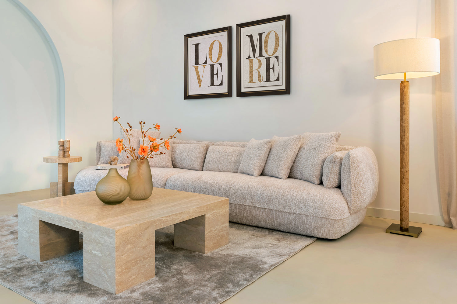 Richmond Interiors - Sofa Rodina lovely cream 4-Sitzer Sofa Richmond Interiors