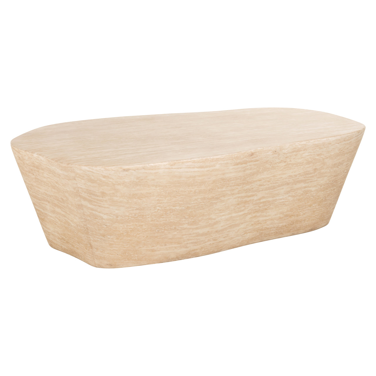 Richmond Interiors Couchtisch Fictus beige 125 Couchtisch Richmond Interiors