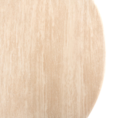 Richmond Interiors Esstisch Fictus beige 140Ø Esstisch Richmond Interiors