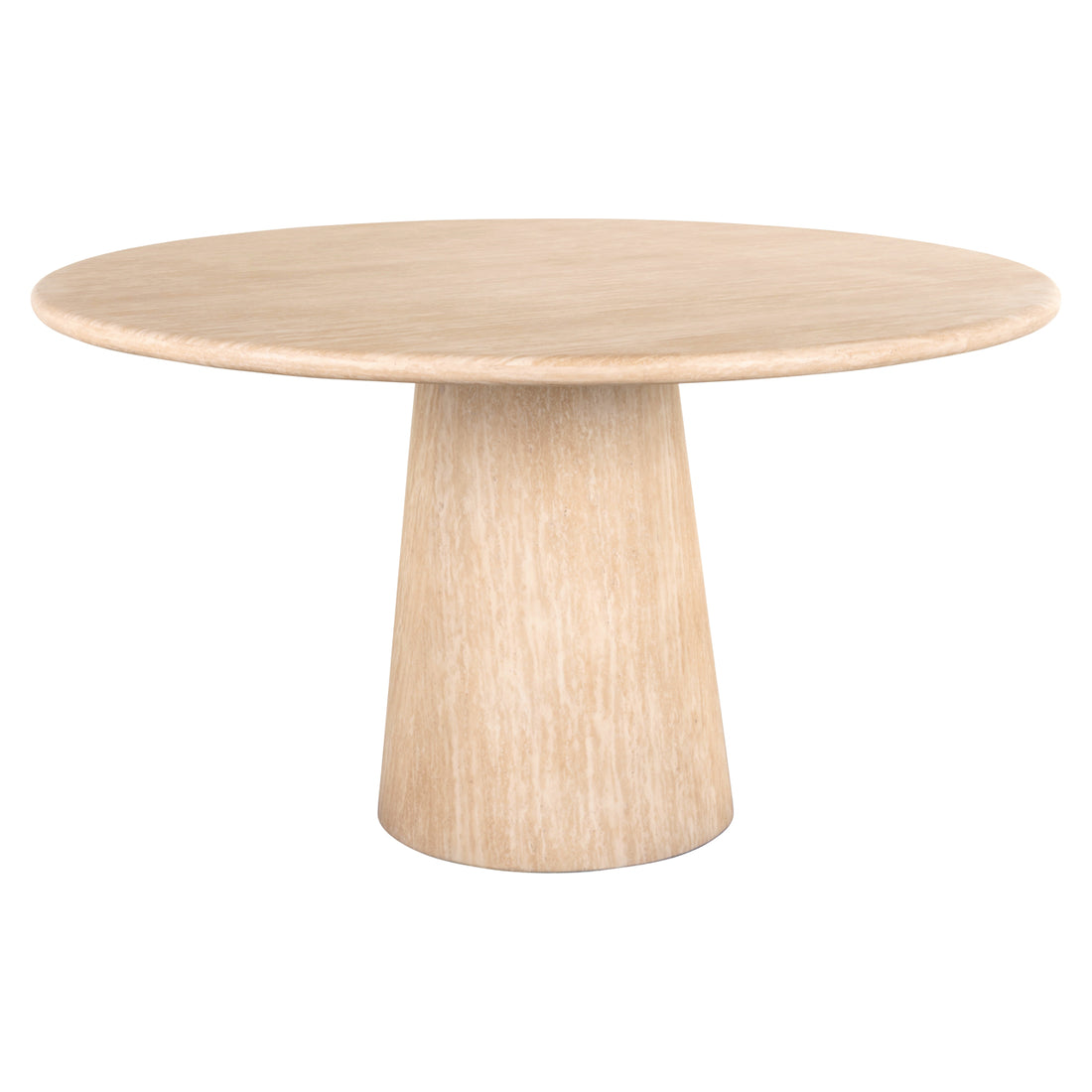 Richmond Interiors Esstisch Fictus beige 140Ø Esstisch Richmond Interiors