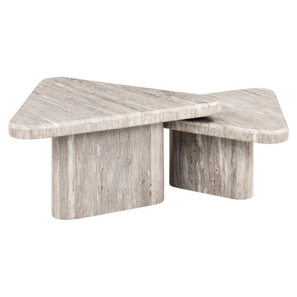 Richmond Interiors Couchtisch Dwayne sand (Set of 2) Couchtisch Richmond Interiors