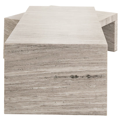 Zestaw 2 stolików kawowych Richmond Interiors Novaz (biały)