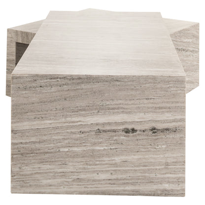 Zestaw 2 stolików kawowych Richmond Interiors Novaz (biały)