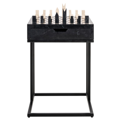 Richmond Interiors Beistelltisch Davos black Beistelltisch Richmond Interiors