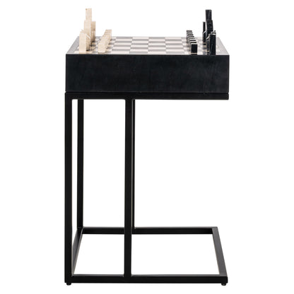 Richmond Interiors Beistelltisch Davos black Beistelltisch Richmond Interiors