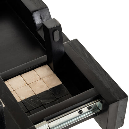 Richmond Interiors Beistelltisch Davos black Beistelltisch Richmond Interiors