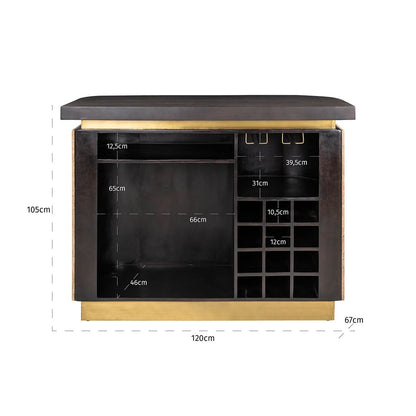 Richmond Interiors Bar Martini Bartisch Richmond Interiors