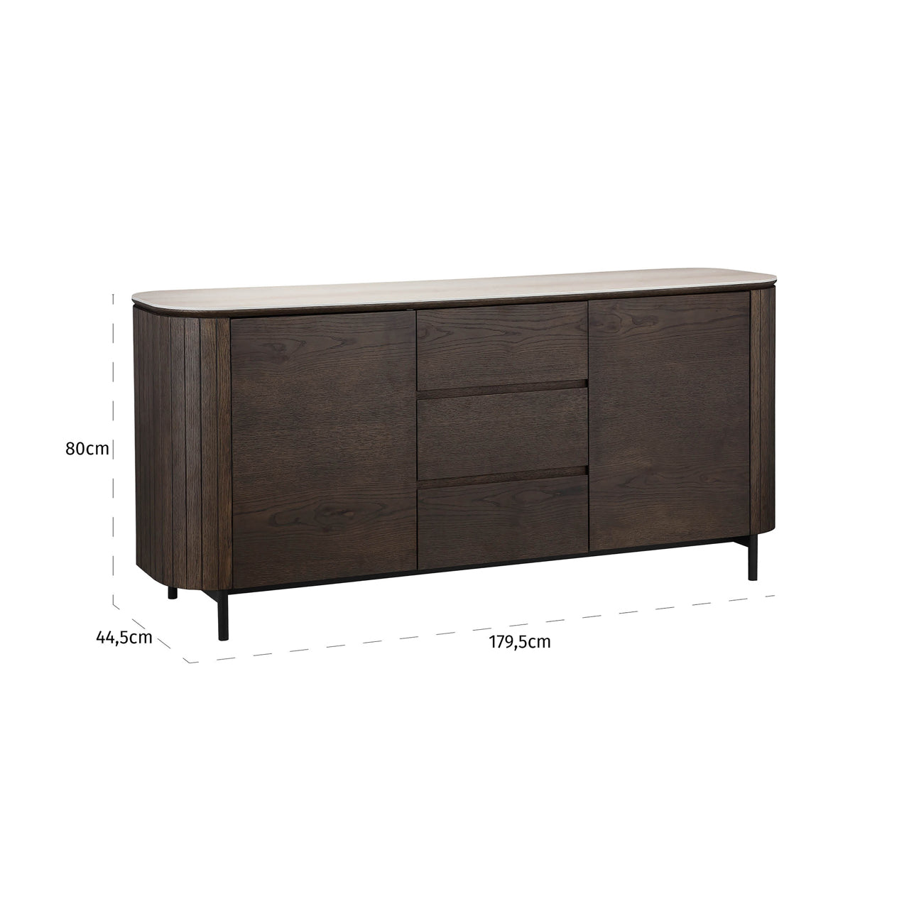 Richmond Interiors Sideboard Ritz brown Sideboard Richmond Interiors