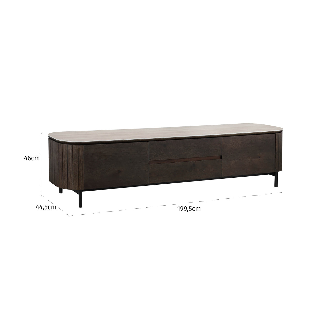 Richmond Interiors TV-Schrank Ritz brown TV-Schrank Richmond Interiors